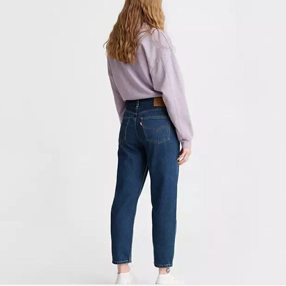 NWT Levi’s Premium Loose Taper Crop Dark Wash 29 - Picture 2 of 12